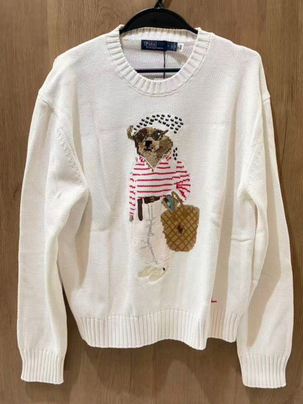 Polo Ralph Lauren Vacation Bear Crewneck Knit Sweater